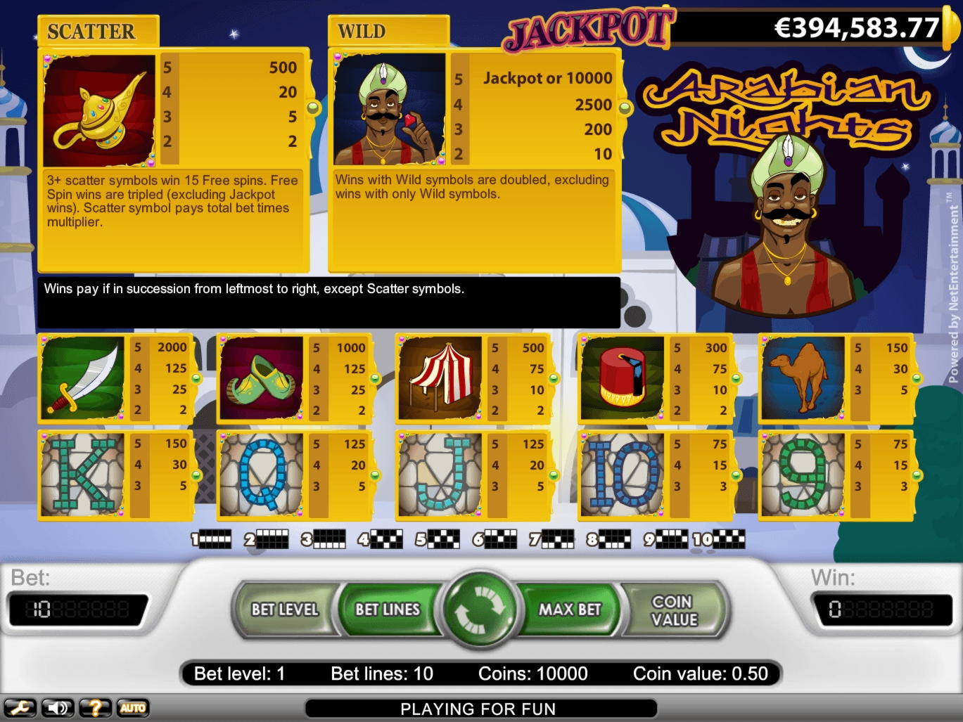 €610 free casino chip at 7 Sultans spilavíti